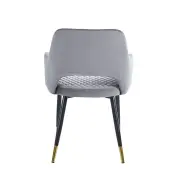 Krzesło tapicerowane szary K3-FX tył